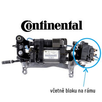 Kompresor podvozku Continental pro Porsche Cayenne 92A komplet